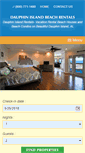 Mobile Screenshot of dauphinislandbeachrentals.com